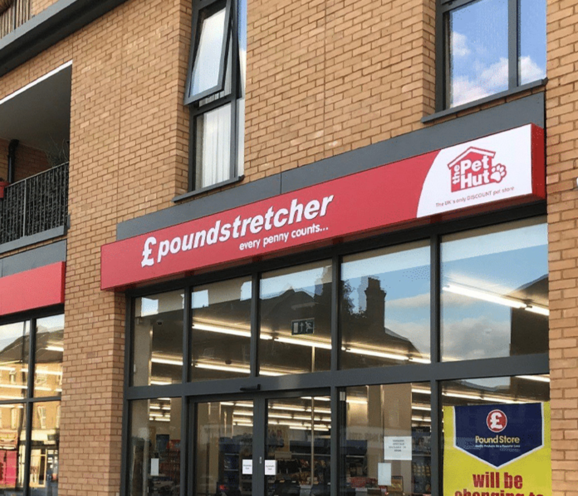 Fascias and sign trays Fascias and sign trays